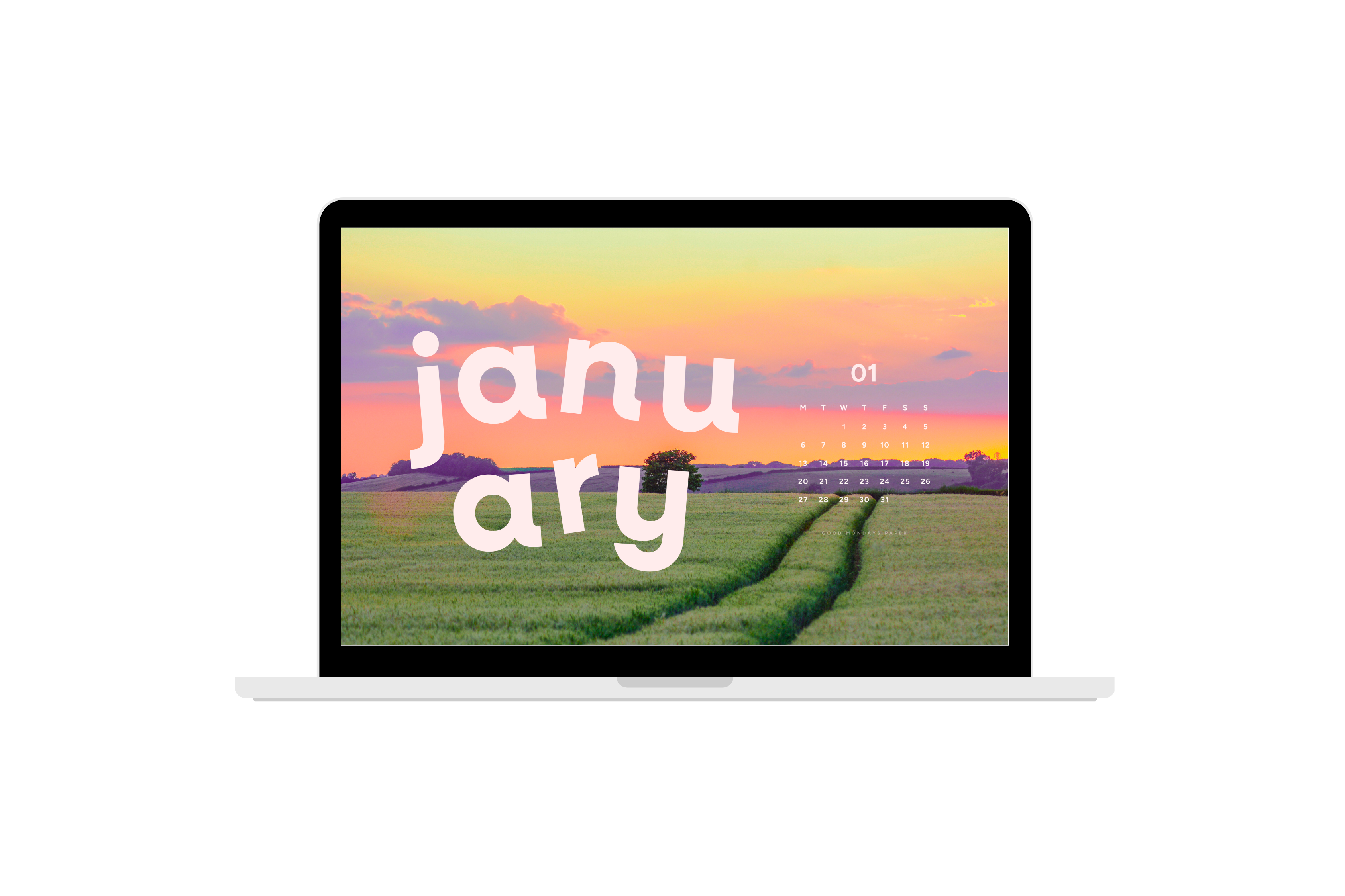January 2025 Wallpapers – Good Mondays Paper