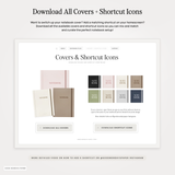 12 Subject Portrait Digital Notebook