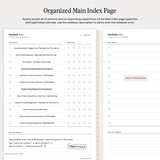 12 Subject Portrait Digital Notebook