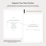 12 Subject Portrait Digital Notebook