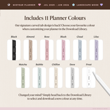 2025-26 Landscape Midyear Digital Planner