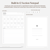 Undated Portrait Digital Planner