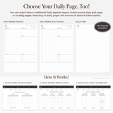 Undated Portrait Digital Planner