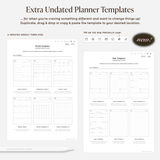 Undated Portrait Digital Planner