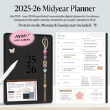 2025-26 Portrait Midyear Digital Planner