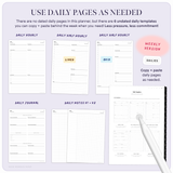 2024-25 Portrait Weekly Planner