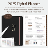 2025 Portrait Digital Planner