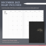 2026 Minimalist Weekly Diary