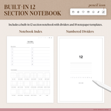 2026 Portrait Digital Planner