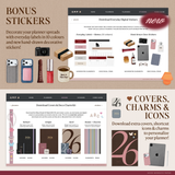 2026 Portrait Digital Planner