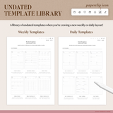 2026 Portrait Digital Planner