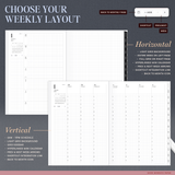 2026 Minimalist Weekly Diary