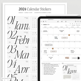 2024 Digital Calendar Stickers