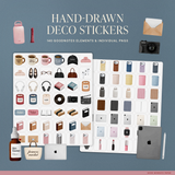 Hand-drawn Deco Stickers
