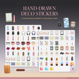 Hand-drawn Deco Stickers (2026-27 Ver.)