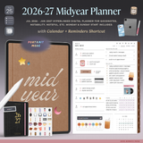 2026-27 Midyear Portrait Digital Planner