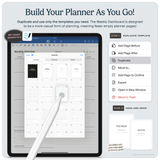 Portrait Weekly Dashboard Planner