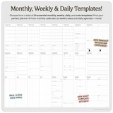 Portrait Weekly Dashboard Planner