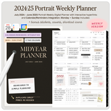 2024-25 Portrait Weekly Planner