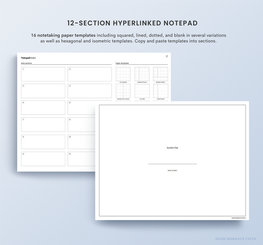 2023 Landscape Digital Planner - Black