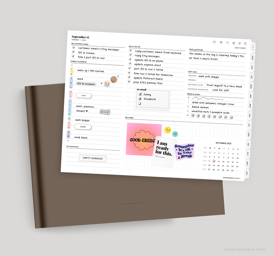 2023 Landscape Digital Planner - Frost