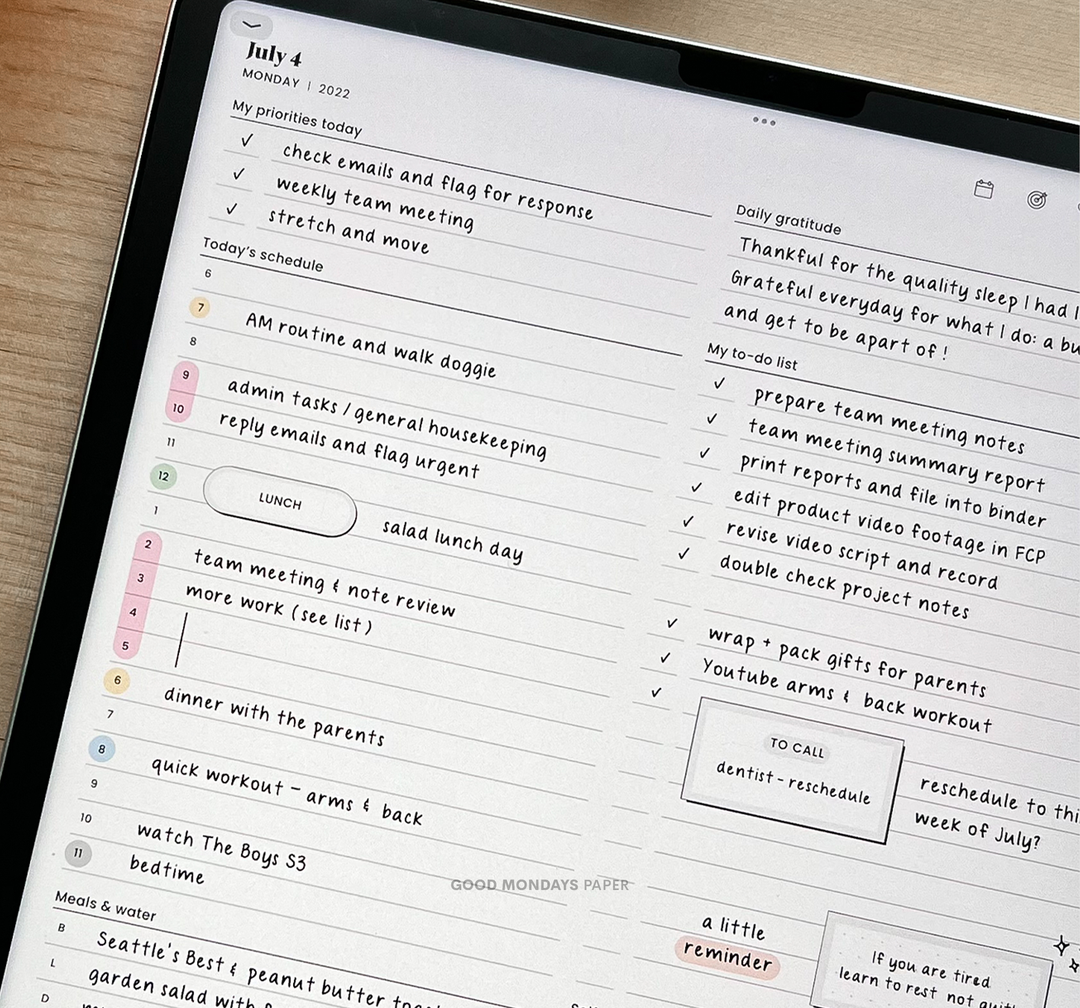 Good Mondays Handwritten Font Good Mondays Paper